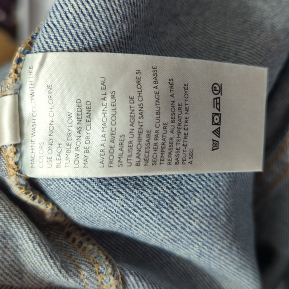 Free People Denim Midi Skirt High Slit Raw Hem 100% Cotton Women's Size 24" NEW - Picture 5 of 6